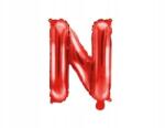Party Deco Fólia lufi ''n'' betű, 35cm, piros