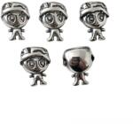  Charm Otel Inoxidabil 316L (Inox) 14x10x7 mm Element Pentru Bratari Si Coliere - 1 Buc