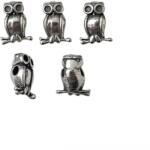  Charm Bufnita 14x10x6 mm Otel Inoxidabil 316L (Inox) Pentru Creatie Bijuterii - 1 Buc
