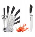 Masterpan Konyhai késkészlet állványban 8 db-os ollóélező (MP-6000)