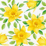 PAW Papírszalvéta 33x33 cm 3 rétegű 20 lap/csomag - Virágzó nárciszok