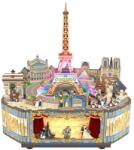 Tonecheer Puzzle 3D Cutiuta muzicala Romantic Paris, lemn, Tonecheer, 159 piese