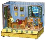Tonecheer Puzzle 3D, Minicasuta DIY Vincent's Bedroom, Tonecheer, 143 piese