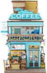 Tonecheer Puzzle 3D, Minicasuta DIY Cape Coffee Shop, Tonecheer, 159 piese