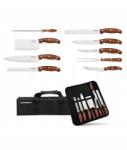 Masterpan Konyhai kés készlet táska tokban 10 db-os élező villa (MP 6053  )