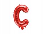 Party Deco Fólia lufi ''C'' betű, 35cm, piros