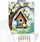  Tavaszi madárlak - számfestő készlet