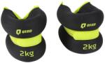 Qizo Greutati pentru incheieturi si glezne din neopren, 2 kg set 2 bucati