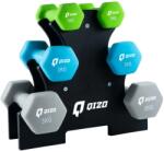 Qizo Set 3 perechi de gantere cu suport