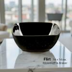 Ritzenhoff & Breker Порцеланова купа Flirt, квадратна, черна 14 х 14 см. Ritzenhoff & Breker