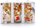Uniglass Комплект 6 броя чаши 270 мл. с Коледен декор D343 Uniglass Poshta Santa