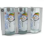 Uniglass Комплект 6 броя чаши 270 мл. с Коледен декор D27 Uniglass Poshta Santa
