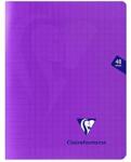 Clairefontaine Калиграфска тетрадка 24 x 32 см, PVC подвързия, лилава, 48 листа Clairefontaine