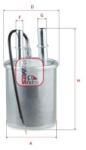 SOFIMA Filtru combustibil SOFIMA S 1A42 B (S 1A42 B) - fixbox