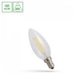 spectrumLED E14 LED-fényforrás, 5, 5 W, filament, Természetes fehér NW 4000K 740lm, WOJ14388_5_5W SpectrumLED (WOJ14388_5_5W)