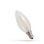 spectrumLED E14 LED-fényforrás, 5, 5 W, filament, Meleg fehér WW 2700K 800lm, WOJ14646 SpectrumLED (WOJ14646)