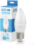 Kobi E27 LED-fényforrás, 9 W, Hideg fehér CW 6500K 806lm, KOBI-001306 KOBI (KOBI-001306)