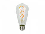 GMLedline E27 LED-fényforrás, 4 W, filament, szabályozható, Meleg fehér, 5 év garancia WW 1800K 230lm, LL-202399 LED line (LL-202399)