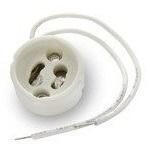 LED line LEDline® Ceramic GU10 lamp holder with 14cm wire LL-246449 SpectrumLED (LL-246449)