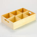  Rekeszes tároló - festéshez és decoupage-hoz