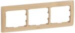 Legrand Galea Life keret 3-as vízszintes, juhar (LEG-771963)