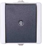 Kopp proAQA falon kívüli vízmentes egypólusú nyomókapcs. jelzőf. , IP44 szürke (KOPP540396001)