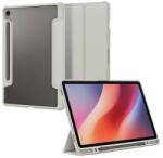 Spigen Samsung Galaxy Tab S9 FE LTE (SM-X516) ultra hybrid pro tok álló, bőr hatású (flip, ceruza tartó) világosszürke (ACS09533)