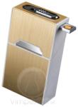  vd cigarettatartó+usb izzító fém arany 91*67*26mm