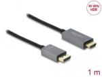 Delock Aktív DisplayPort 1.4 HDMI kábel, 4K, 60 Hz (HDR), 1 m (85928)