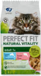Perfect Fit Natural Vitality teljes értékű nedves eledel lazac & hal felnőtt macskáknak 6 x 50 g (300 g)