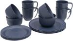 Outwell Delish 4 Person Dinner Set edénykészlet sötétkék