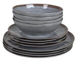 Bo-Camp Tableware Halo 12 edénykészlet szürke