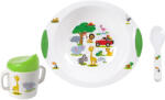 Brunner Jungle Parade 6M+ gyerek étkező készlet fehér/zöld