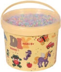 Hama Galeata cu 30000 margele de calcat Hama midi mix de 10 culori pastel (mix-50) (Ha181-50)