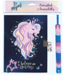 Derform Jurnal cu lacat Derform + Bratara, Motiv unicorn 13 (PKBJR13)