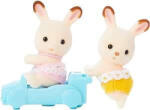 EPOCH Figurine Sylvanian Families-Gemenii Iepurasi Chocolate (SF5420) Figurina