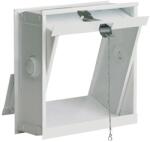 Fuchs Design Szellőzőablak húzószerkezettel 24-es üvegtéglához 267 mm x 285 mm x 90 mm