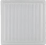 Fuchs Design Kockás hőszigetelő üvegtégla két oldalon szatinált Ug 0, 8 19 cm x 19 cm x 13, 5 c