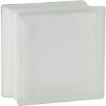 Fuchs Design Üvegtégla fehér két oldalon szatinált 19 cm x 19 cm x 10 cm