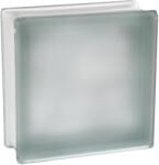 Fuchs Design Üvegtégla fehér zajvédelem két oldalon szatinált 19 cm x 19 cm x 8 cm