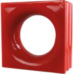 Fuchs Design Style'n Art Deko Loop kerámia kő piros 19 cm x 19 cm x 8 cm