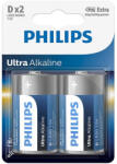 Philips LR20E2B/10 Ultra Alkaline elem (LR20E2B/10)