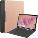 Gigapack Lenovo Tab Plus GIGAPACK Tok álló, bőr hatású FLIP, oldalra nyíló, ROZÉARANY GP-181790 (GP-181790)