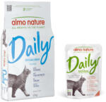 Almo Nature Daily 12kg Almo Nature Daily Sterilised tonhal száraz macskatáp+6x70g Almo Nature Daily Menü tonhal & lazac nedves macskatáp -40% kedvezmény