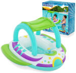 Bestway Gumimatrac, BESTWAY, fehér, napellenzővel, 107 x 112 cm (34149) (TE34149)