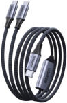 UGREEN L533 USB-C x2 PD univerzális kábel, 140 W, 2 m (75733) - boxon