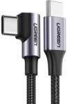 UGREEN US255 USB-C-USB-C kábel, 3m, 60W, ferde (fekete) (80714) - boxon