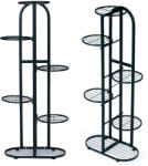 Homelux Modern fém virágtartó 6 szintes, fekete (PJJPS0014) - geminiduo