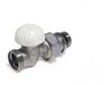 Giacomini visszatérő radiátorszelep egyenes, műanyag kupakkal 1/2"x18 KM (R31X034)