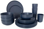 Bo-Camp Patom 16 pcs Culoare: albastru (6181466) Serviciu de masa